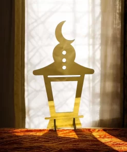 Trelykt Islamsk Unik Ramadan Dekorasjon Med 40 Cm Høy Laget Av Inanna Store